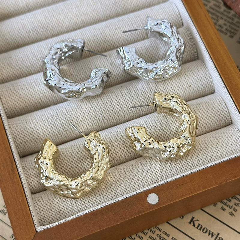 Универсальные серьги, европейский стиль, (跨境贸易), простой и элегантный дизайн