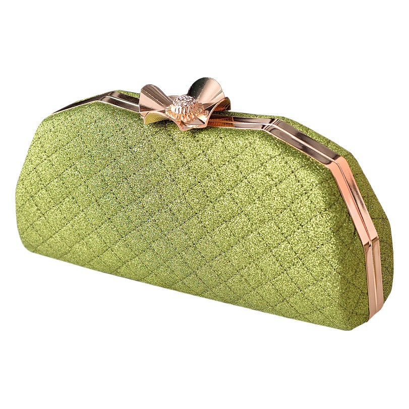 2023 nuevo rombo bolso de noche de moda europea y americana bolsa de banquete de alta calidad incrustado en diamantes bolsa cheongsam clucth bolsa