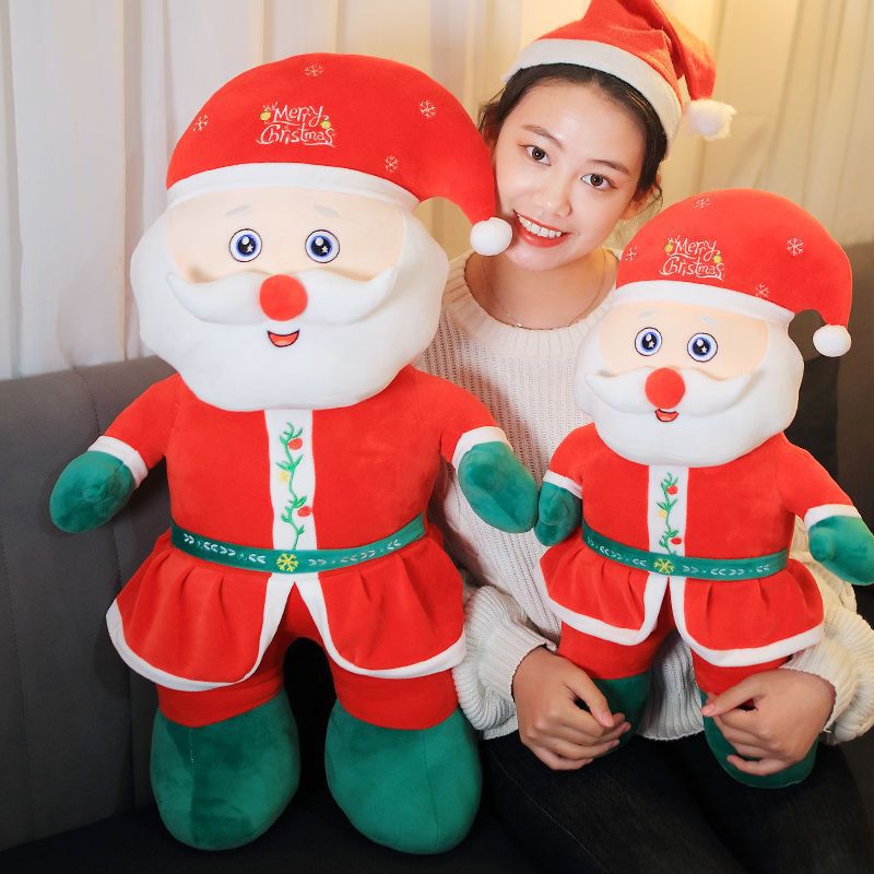 Ragdoll Plush Toys wholesale luminescence Sing Santa Claus doll children Toys Christmas gift
