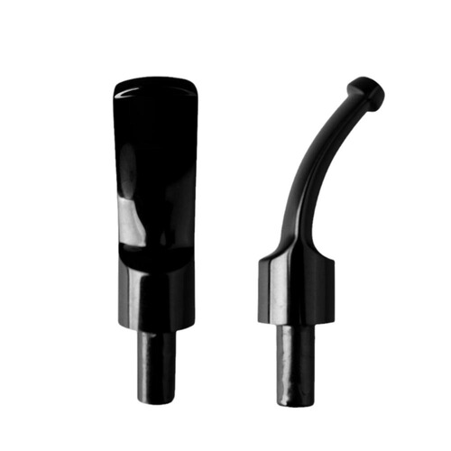 Wood cigarette pipe accessories acrylic cigarette holder straight handle curved handle short handle mouthpiece DIY production materials pipe tail