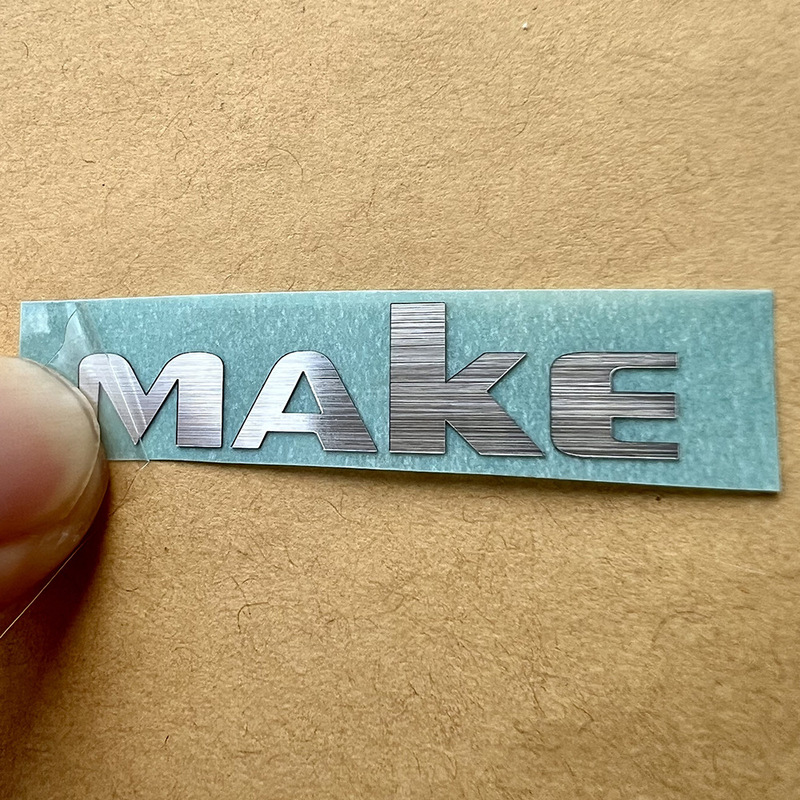 Accept Custom Logo Nameplates, Pet Signs, Silver Brushed Decorative Engraved Stickers, Logo Stickers, Peel-Off Lettering Accept Custom Logo Nameplates, Pet Signs, Silver Brushed Decorative Engraved Stickers, Logo Stickers, Peel-Off Lettering