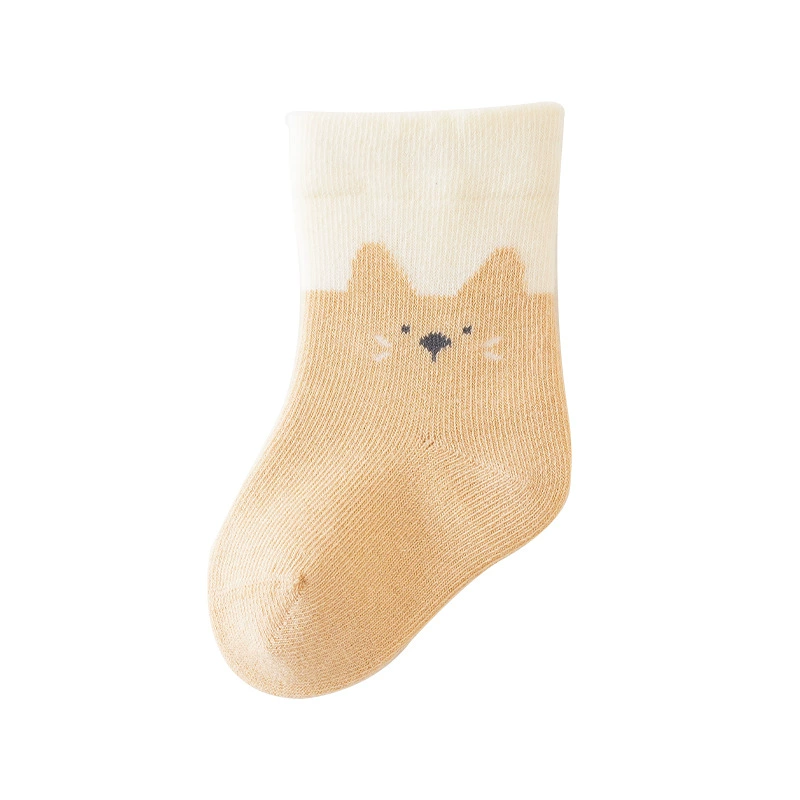 Детские осенние хлопковые летние тонкие knee socks для новорожденных для мужчин и женщин, 0–3 года, средняя длина