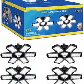 新款亚马逊爆款LED 工矿灯折叠变形灯仓库灯折叠车库灯