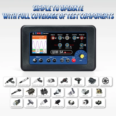 Qdb-5A Drive Oscilloscope Multimeter Stepper Motor Ignition Coil Pwm Signal Drive Tester