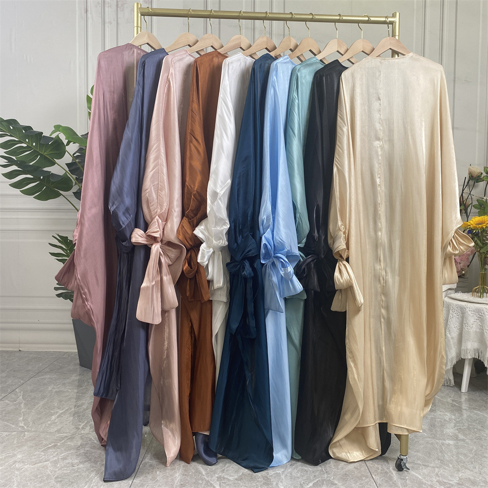 💎 Stunning Elegance Summer Event Dress – Monica Fashion Satin Gown with Batwing Sleeves 65 undefined