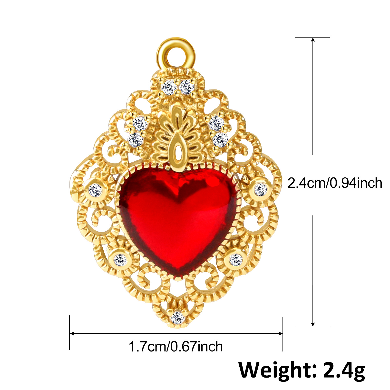 6g Weight Pendant Jewelry Making Type 15*28mm, 20*17mm, 30*14mm Jewelry Making Size Gold Plated Plating Material Gem Inlay Material DIY Jewelry Accessories Classification 1 Piece Quantity Copper Material Cross, Heart Shape, Wings Pattern Polished Finish Inlay Design Retro Style 1 Piece 15*28mm 20*17mm 30*14mm Copper Gem Gold Plated Cross Heart Shape Wings Polished Pendant 4