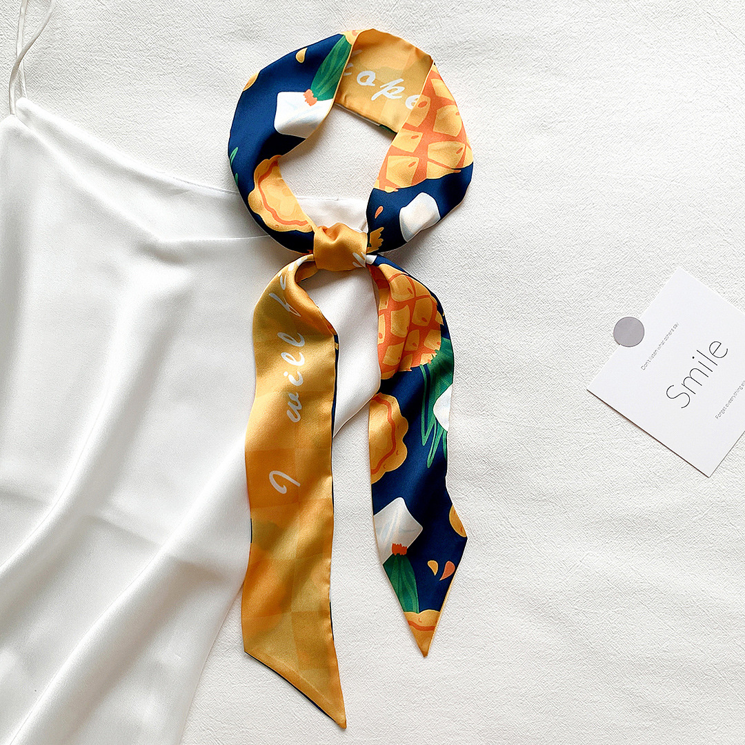 Scarves, women's summer thin ties, French super fairy headbands, mesh red bows, ribbons, hair accessories_voghion.com