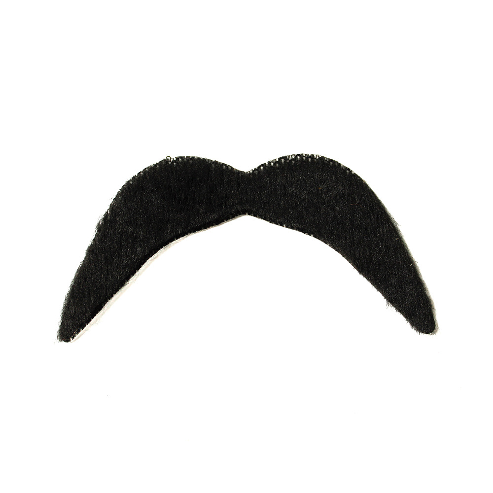 Accesorios de barba falsa de Halloween, suministros para fiestas, disfraces, simulación, barba falsa negra, barba de ocho caracteres