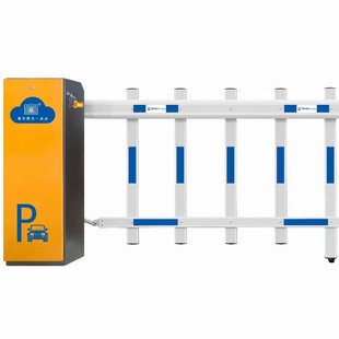 Straight rod advertising barrier fence charging license plate recognition integrated machine parking lot remote control unattended underground garage