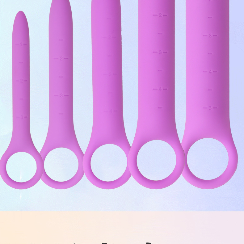 Five-Piece Silicone Vaginal Dilator Set with Graduated Scale for Progressive Training — detail image 4