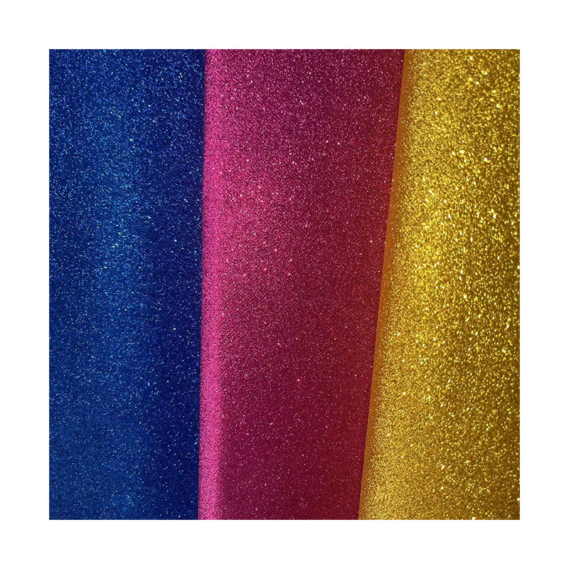 Spot supply non-woven Gretel glitter sequins color gold fabric decorative clothing shoes leather