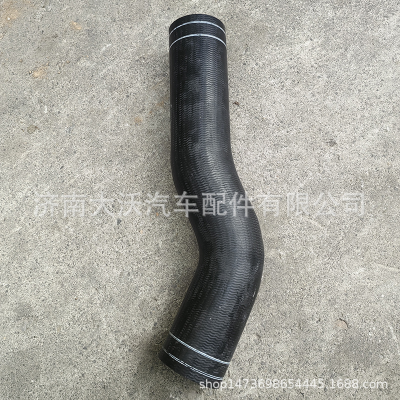 陕汽德龙X3000F3000M3000H3000配件散热器出水胶管DZ95259535031