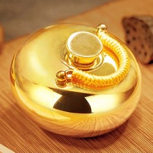 汤婆子黄铜暖被窝老式暖水袋暖手炉保护套黄铜特厚注水暖脚壶热敷