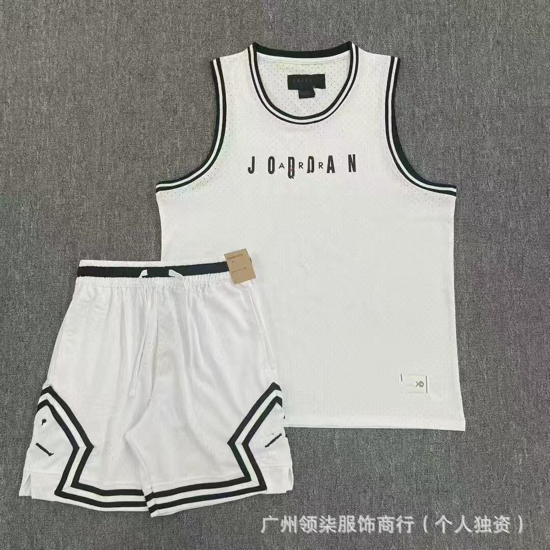 Nuevo chaleco de baloncesto deportivo Flying Man más pantalones cortos secado rápido transpirable relajado diario ocio correr chaleco deportivo image 24
