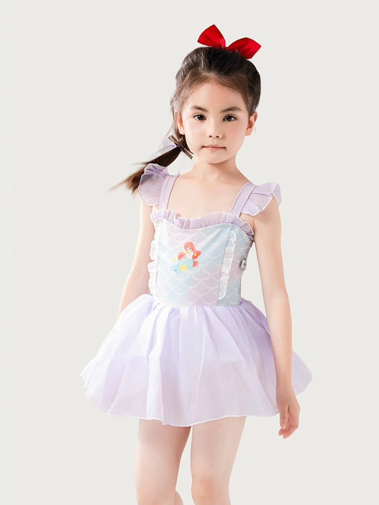 Swimwear, overall, children's trousers, cute small princess costume