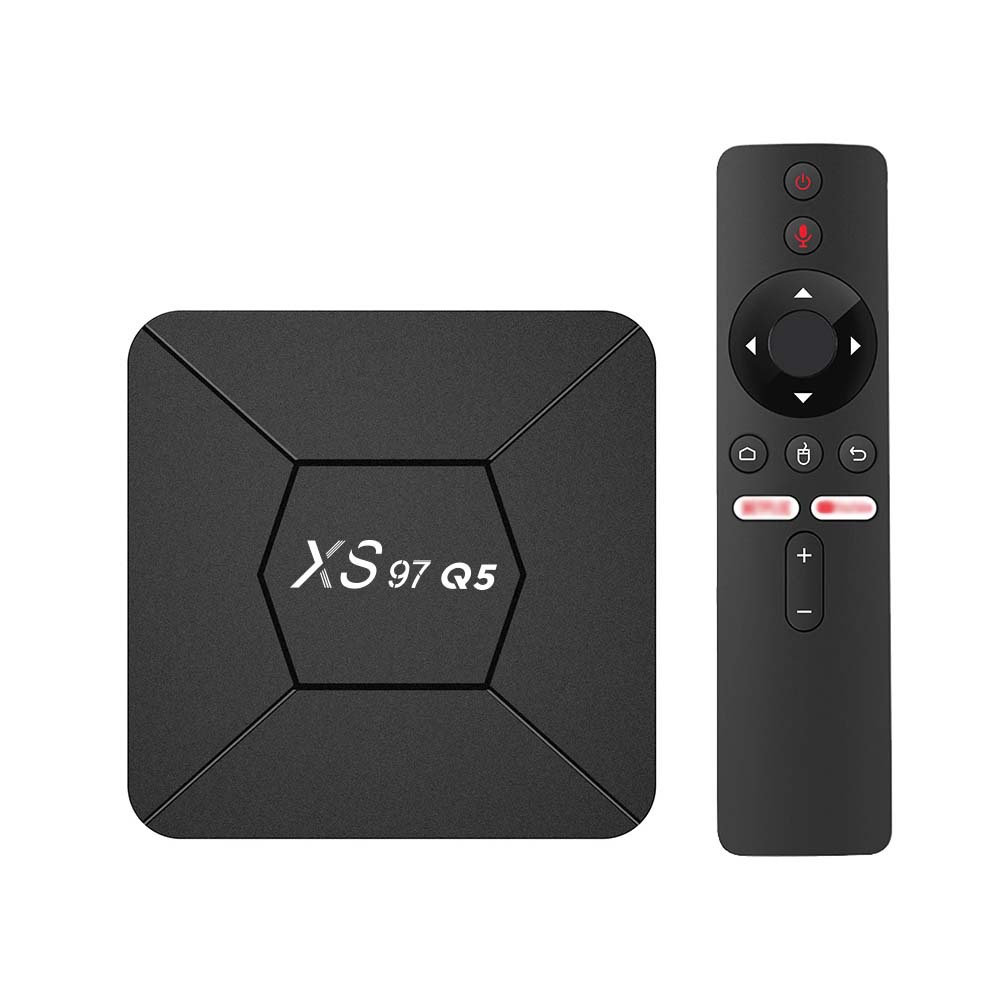 New Cross-Border Tv Box Atv Version 5Gwifi Set-Top Box Xs97 Bluetooth Voice Q5 Android Tv Box