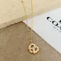 小众新款爱心镶嵌项链