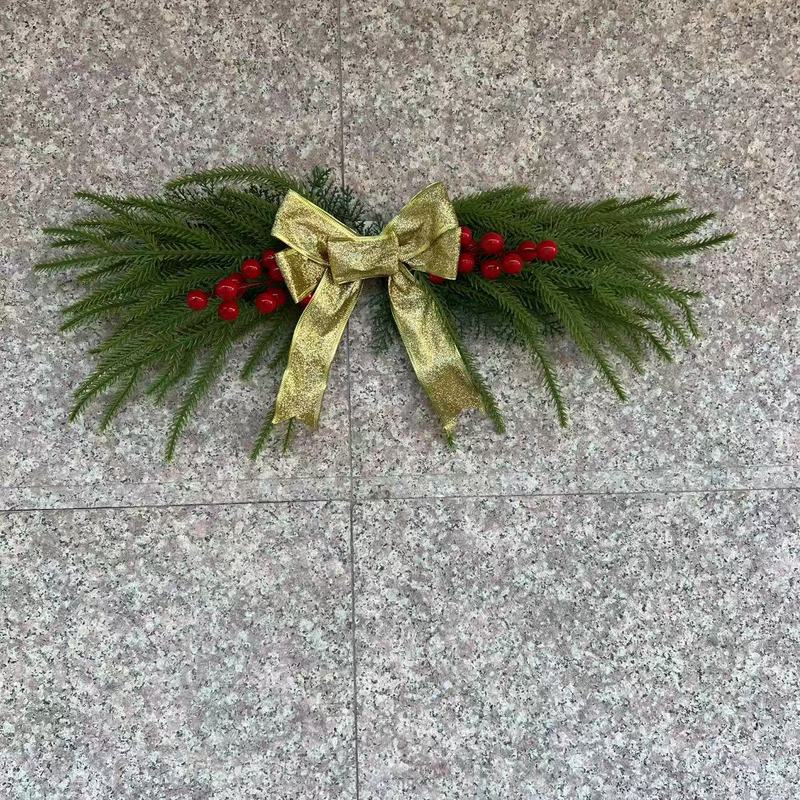 アマゾンクリスマスガーランド装飾素材松とケヤキ籐PE松葉クリスマス装飾模擬籐卸売|undefined
