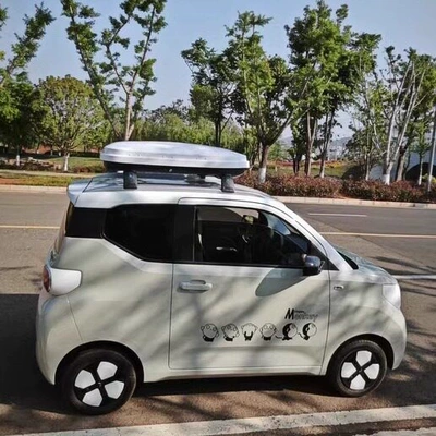 Suitable for Wuling Hongguang mini Roof box - no-need-to-drill-holes-280-liter-white-1208023-with-crossbar-included