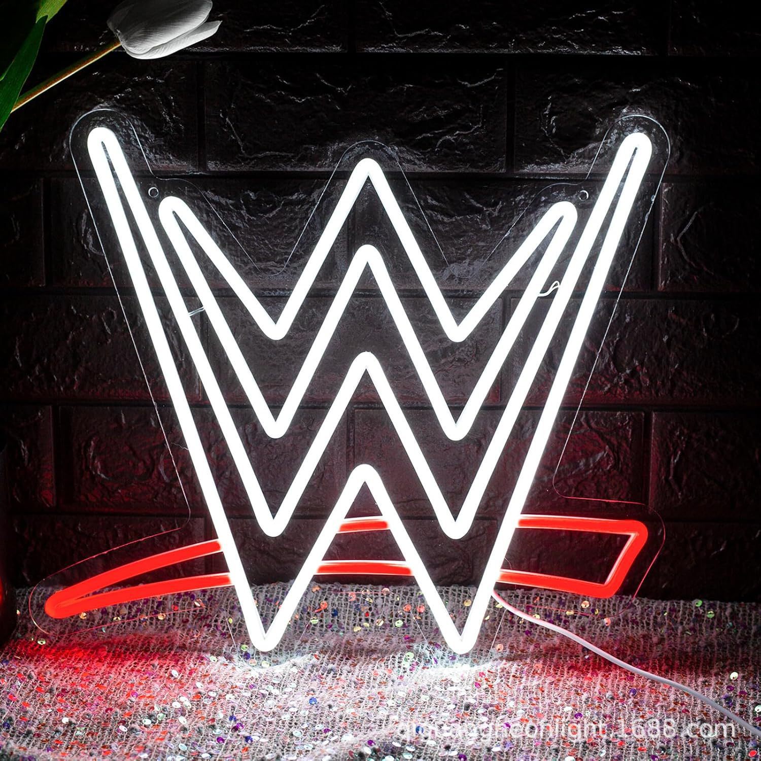 Cross-border Amazon wrestling LED neon signboard logo logo flexible letter neon light