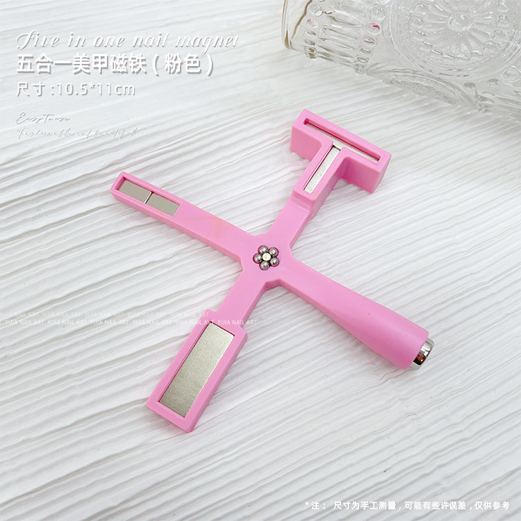 Fancy Cross Magnet (rosa)