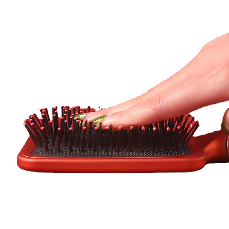 Boda rojo airbag masaje peine nueva pareja hogar electrostático peine pelo curling peine cojín de aire peine para regalo al por mayor