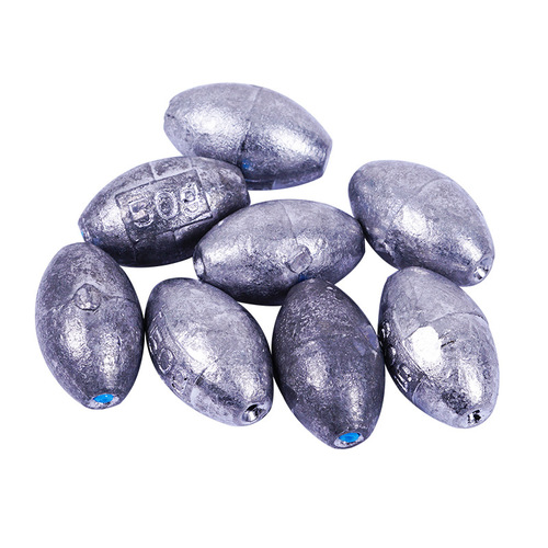 Wholesale olive shaped lead pendant, grooved olive 30 fast lead, sea rod pendant, fishing pendant, fishing gear accessories wholesale