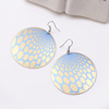 Fashionable painted earrings, retro laptop, wholesale, European style