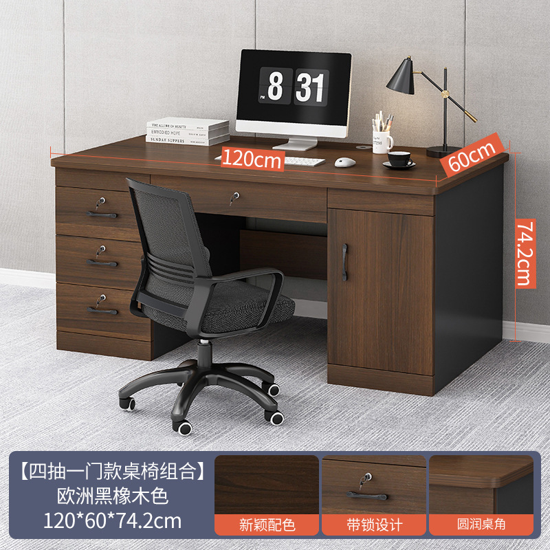 Mesa de oficina, mesa de jefe, mesa de computadora doméstica, escritorio, mesa de oficina moderna, mesa de personal, mesa, silla, mesa