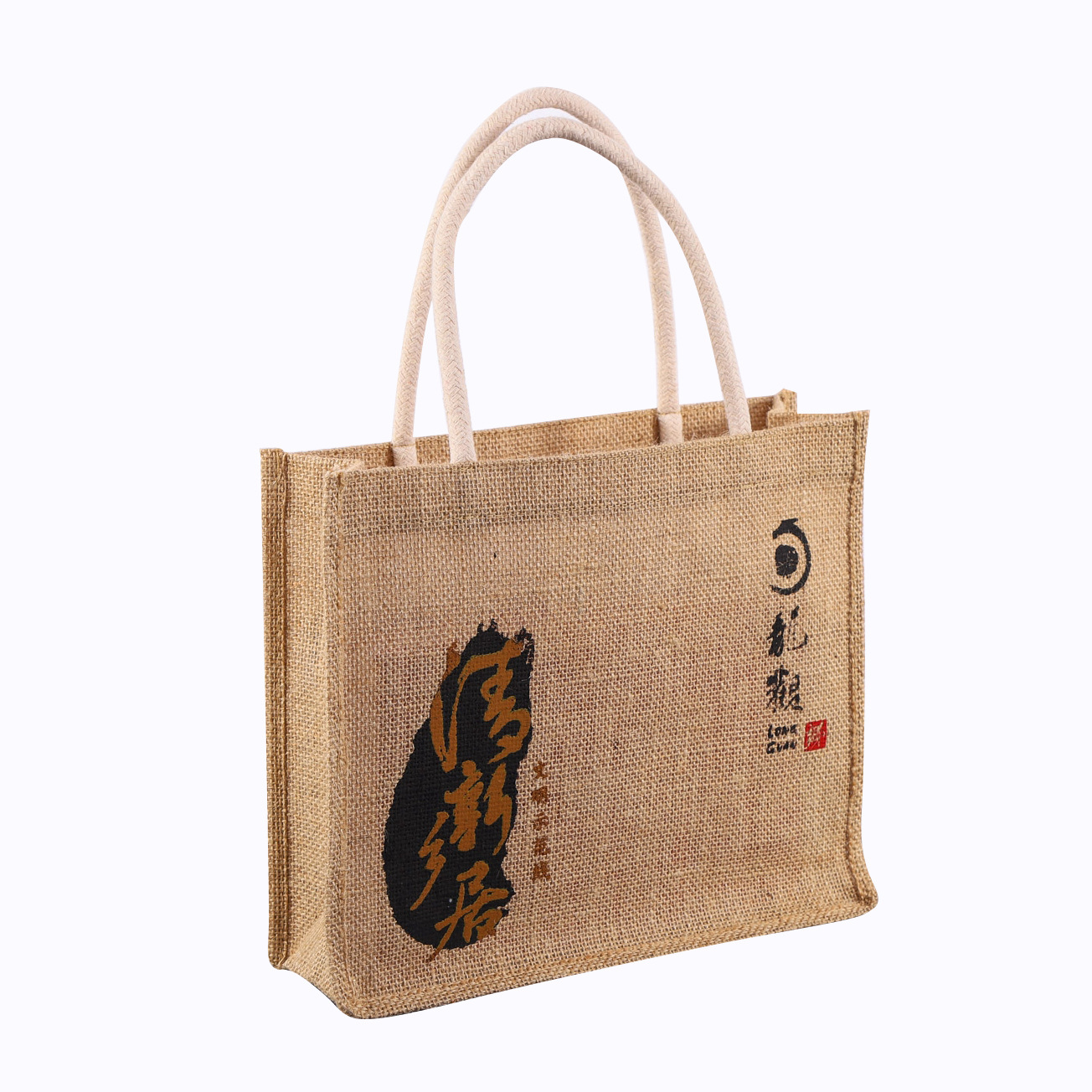 Bolsas de lona portátiles personalizadas bolsas de regalo de publicidad corporativa compactas flotantes bolsas de lona tridimensionales personalizadas