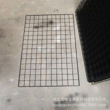 异型点焊网格片 金属焊接铁丝网 钢丝网  黑色装饰墙网 铁艺网片