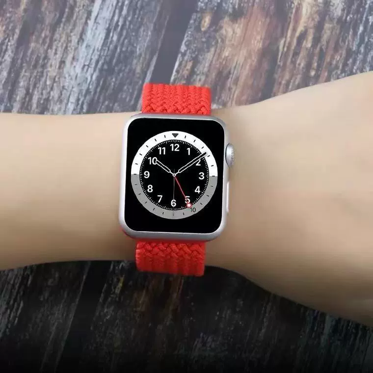 Подходит для Apple Watch: нейлоновая петля, одиночная петля, цельноплетёный ремешок для iwatch 6/5/4/3/2/1/se
