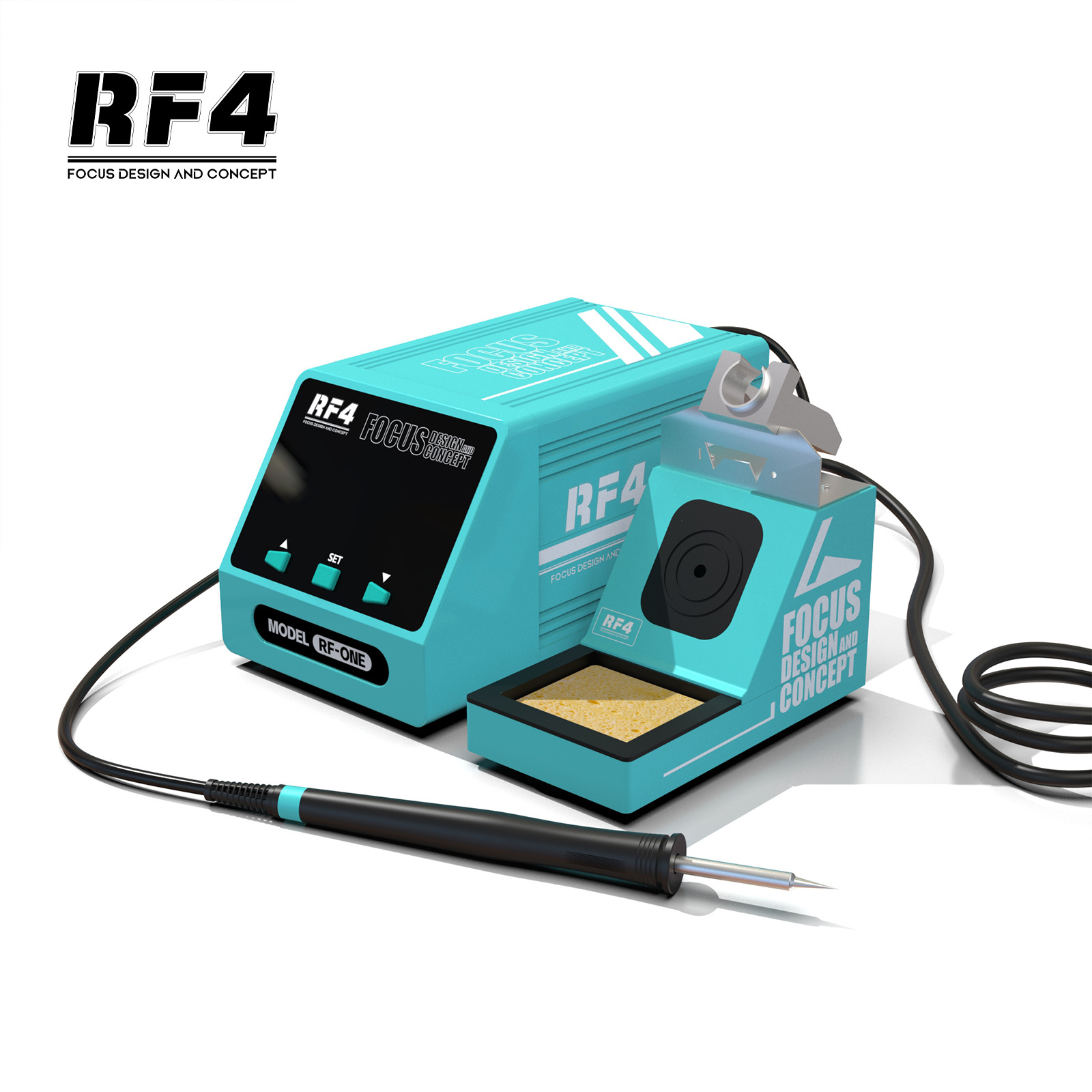 RF4 RF-ONE电烙铁电焊台大功率数显可调恒温手机维修焊接工具烙铁