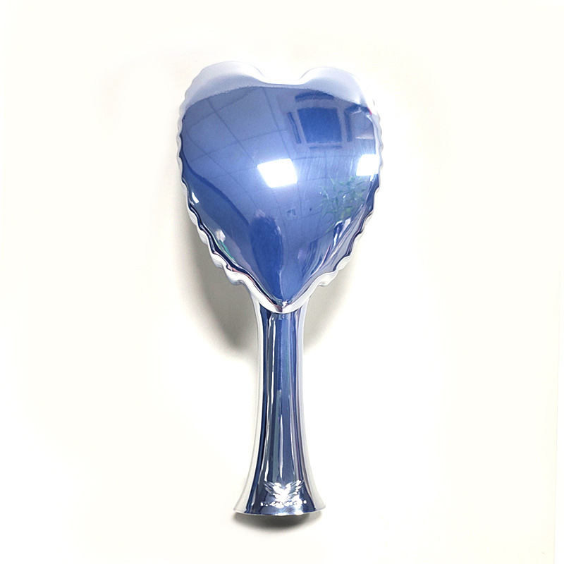 塑胶化妆镜手柄注塑件真空uv电镀加工 abs塑料件彩色表面镀膜处理