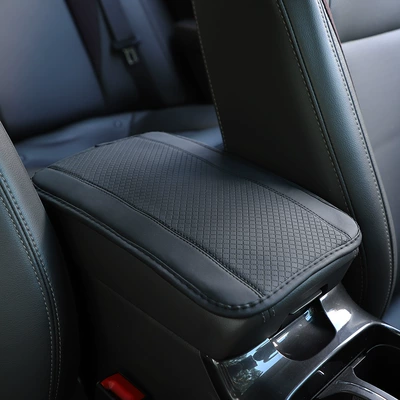 box mat, fiber leather embossed, Armrest box pad