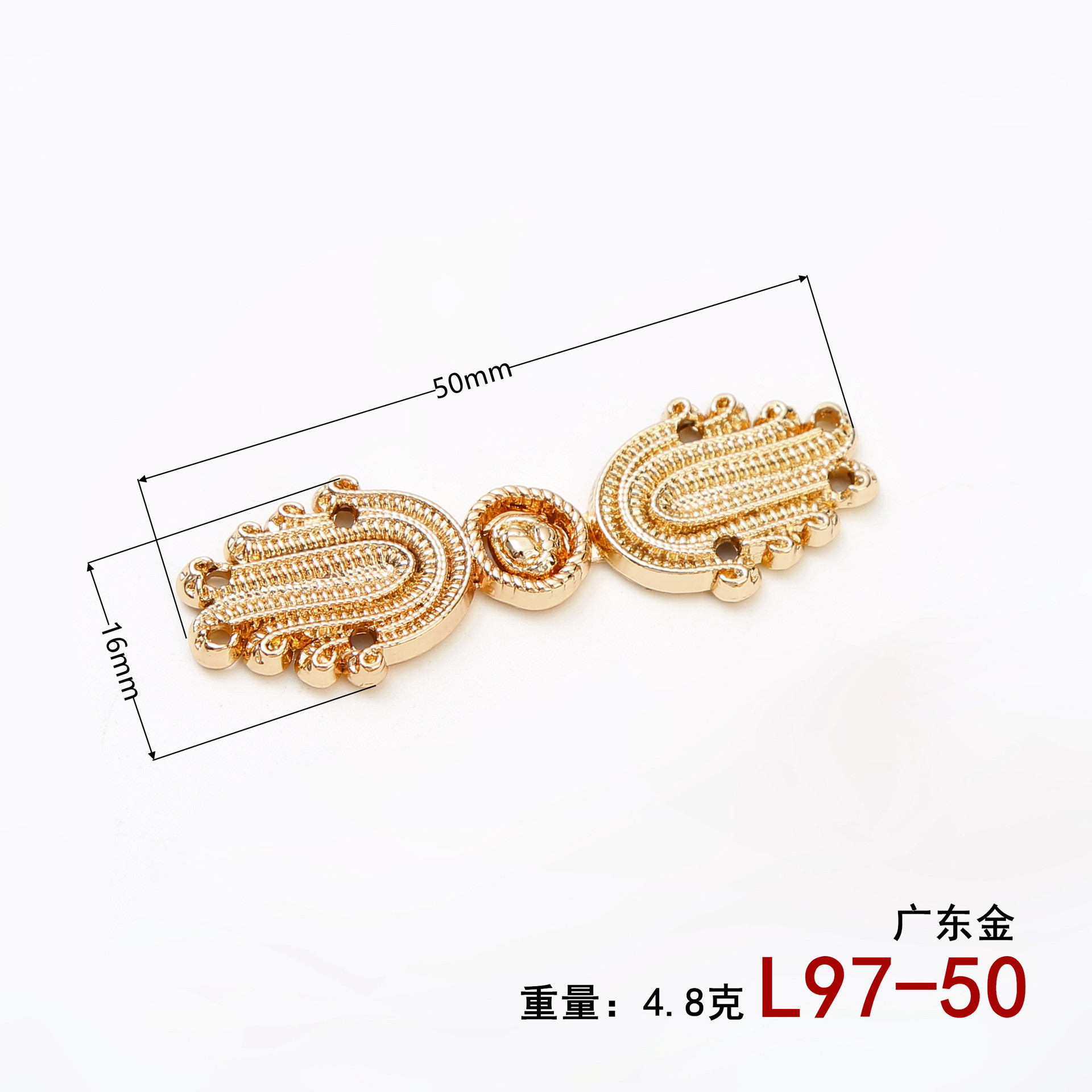 チャイナドレスの金属の一字のバックルの中国風のボタンの合金のdiyの縫い目のボタンの装飾は新しい中国式のロックの棒を掛けます。