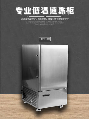 commercial -40 Hypothermia blast freezer 230L Stainless steel Hypothermia fast Freezing hotel Refrigerator