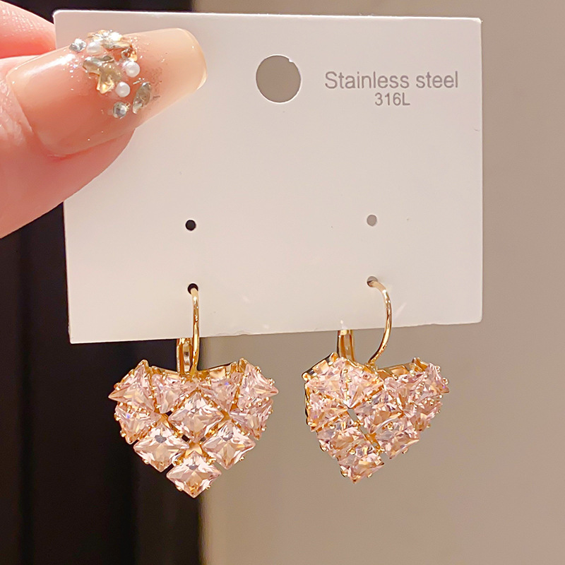 Geometric square fashionable sophisticated elegant earrings with…