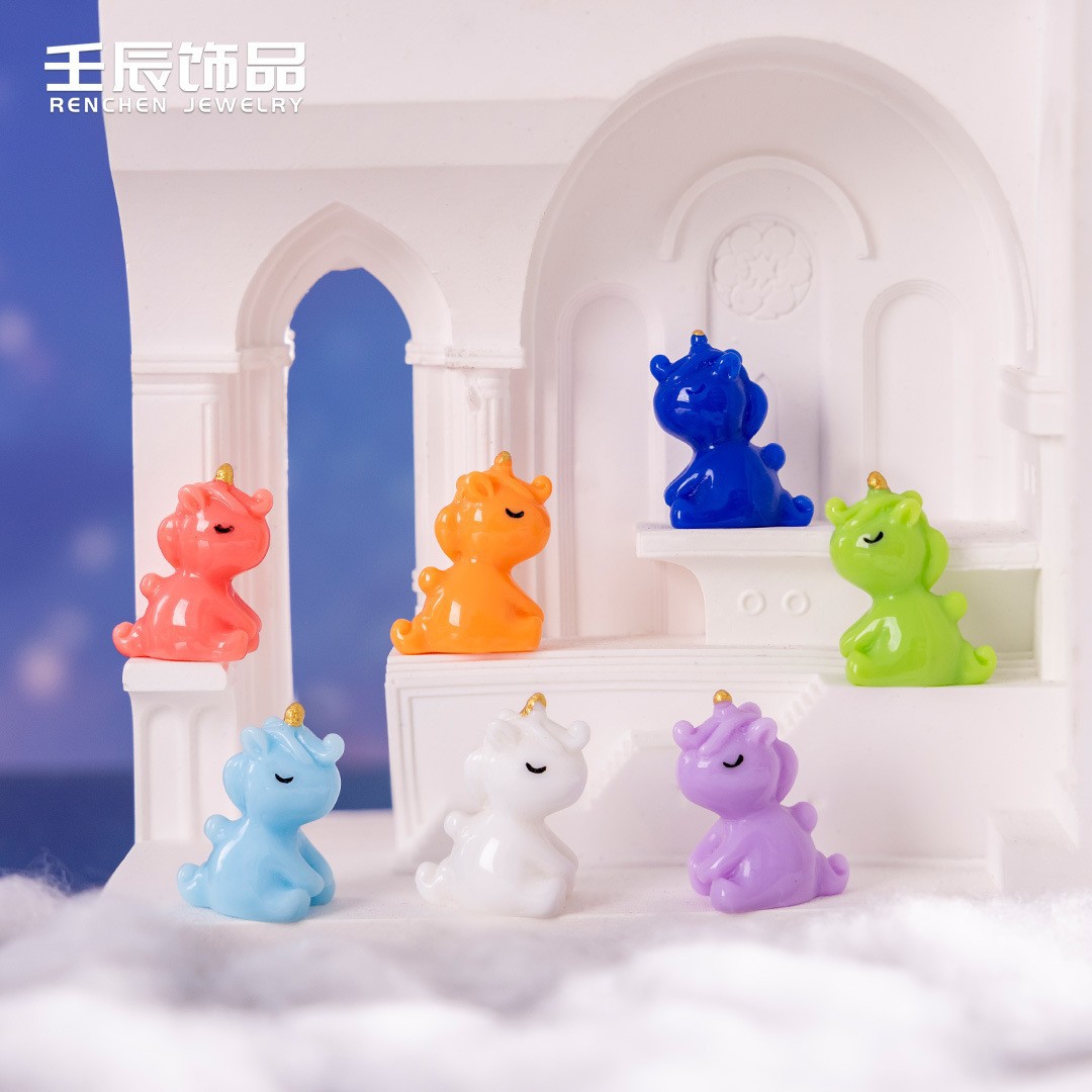 작은 유니콘 단색 혼합