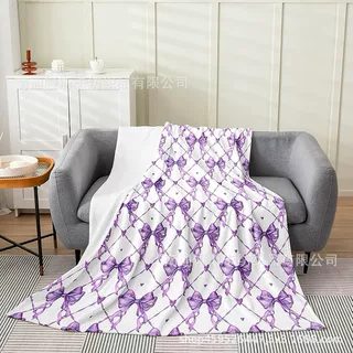 Flannel Blanket Custom Digital Printing 跨境代发 支持小批量