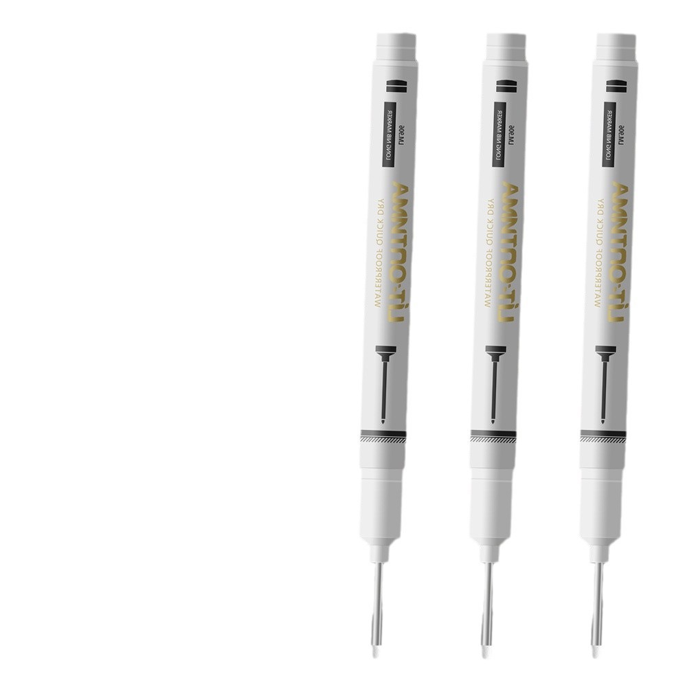 Agujero profundo de cabeza larga marcador de carpintería para hacer marcador oleoso multipropósito hardware accesorios de baño lápiz de marcado al por mayor
