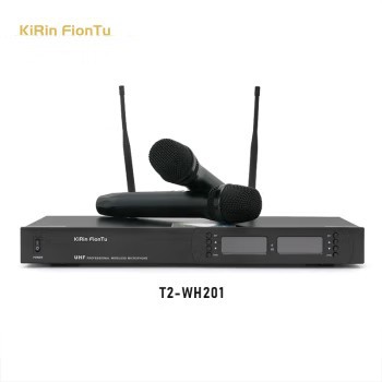 麒麟方图KiRin FionTu 无线真分集手持话筒 T2-WH201一拖二会议