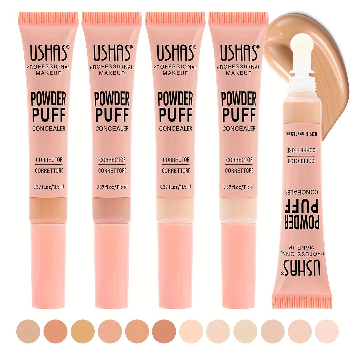 USHAS Europa y los EE.UU. Transfronterizo spot concealer duradero sin quitar el maquillaje impermeable antitranspirante base FS464A