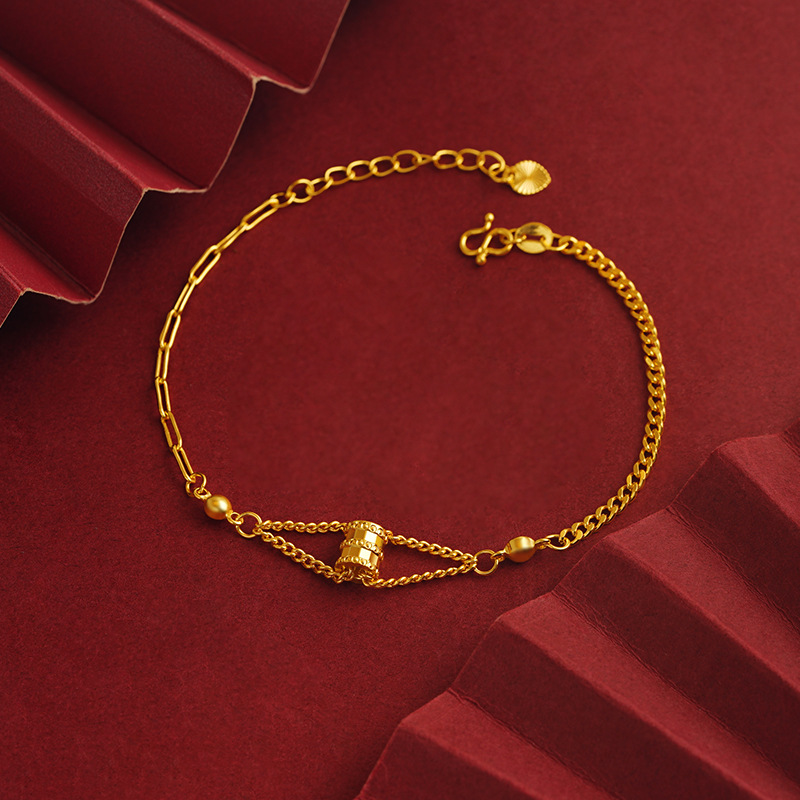 Ins pulsera de cintura pequeña aleación de cobre moda femenina pulsera de mezcla de todo fósforo joyería simple al por mayor nuevos accesorios