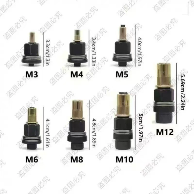 拉铆螺母工具M3-M12电动拉姆头手动拉铆工具头拉母头手动拉铆枪