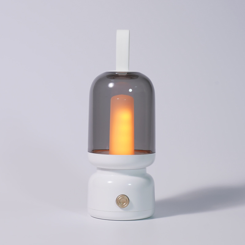新しい USB 充電式レトロポータブルランプデスクトップキャンドルライト雰囲気ランプベッドサイド睡眠と夜のポータブルナイトライトクロスボーダー|undefined