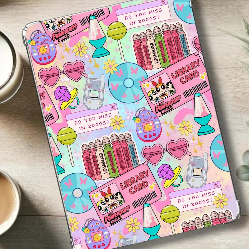 Suitable for Kindle Cardboard 12*17cm 2000S Style Power Puff Girls Kindle