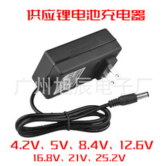 12.6v 8.4v 4.2v 5v 16.8v 21v 25.2vインテリジェントランプ18650リチウム電池充電器