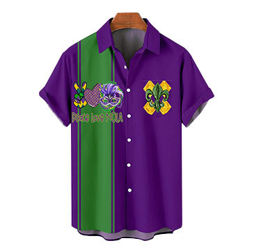 2024 hombres europeos y americanos transfronterizos venta caliente nueva camisa de manga corta de gran tamaño impresión 3D bolsillo hawaiano ropa casual para hombres