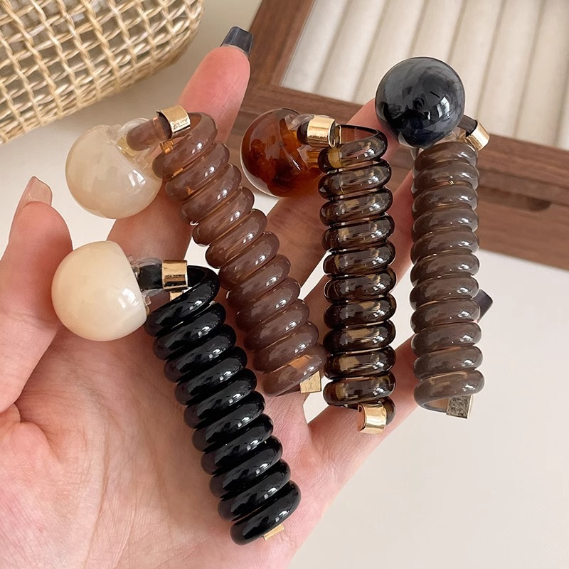 Meilad bola burbuja trenzada artefacto de trenzado de cabello de cola de caballo 2024 nuevo cable de cabello de bobina telefónica de alta calidad